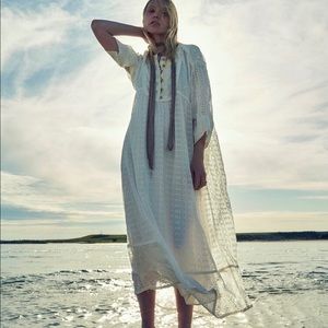 Limited edition eyelet midi dress ( zara)